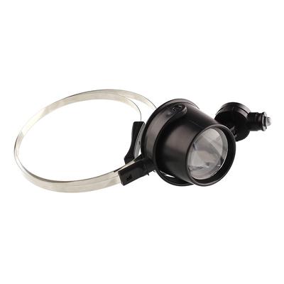 Stahl Tragbare Reparatur Vergrößerungs Uhrmacher Led Uhr 15X Glaslupe Lupe Schaltung Juweliere