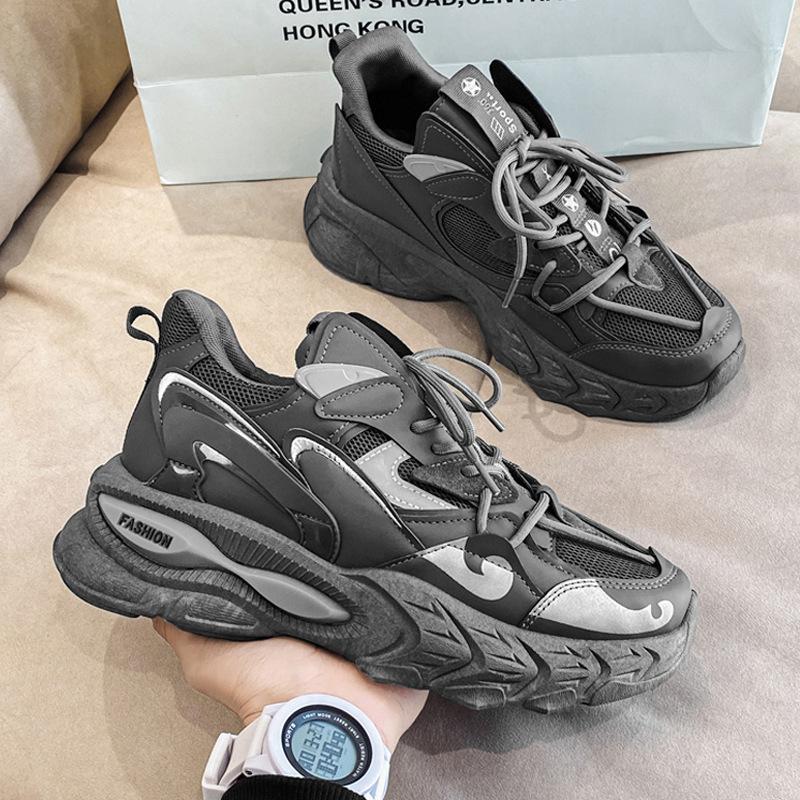 2025 Spring and Autumn New Men's Shoes Korean Version Trend Dad Shoes Men's Sports Shoes Youth Casual Shoes