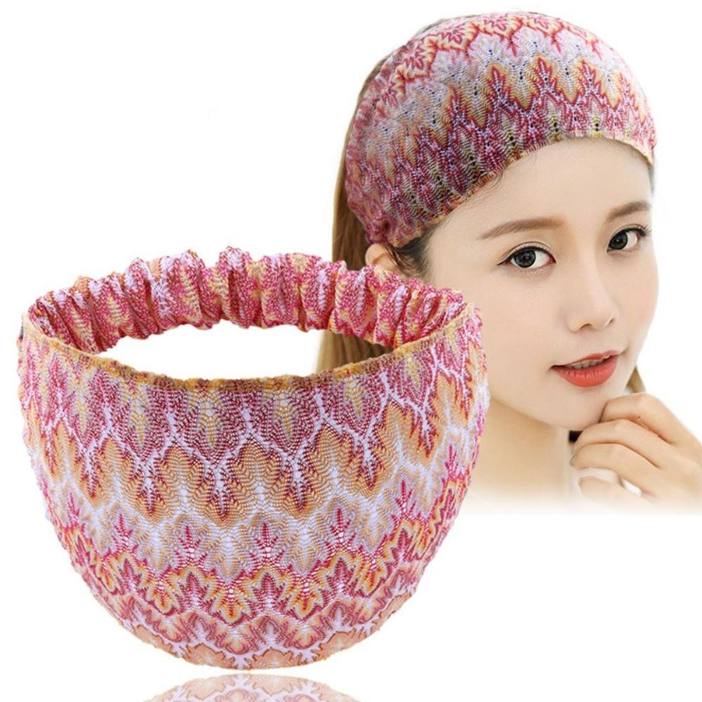 

Широкие повязки на голову Эластичные головные уборы Модные повязки для волос Женские жёлтый/оранжевый