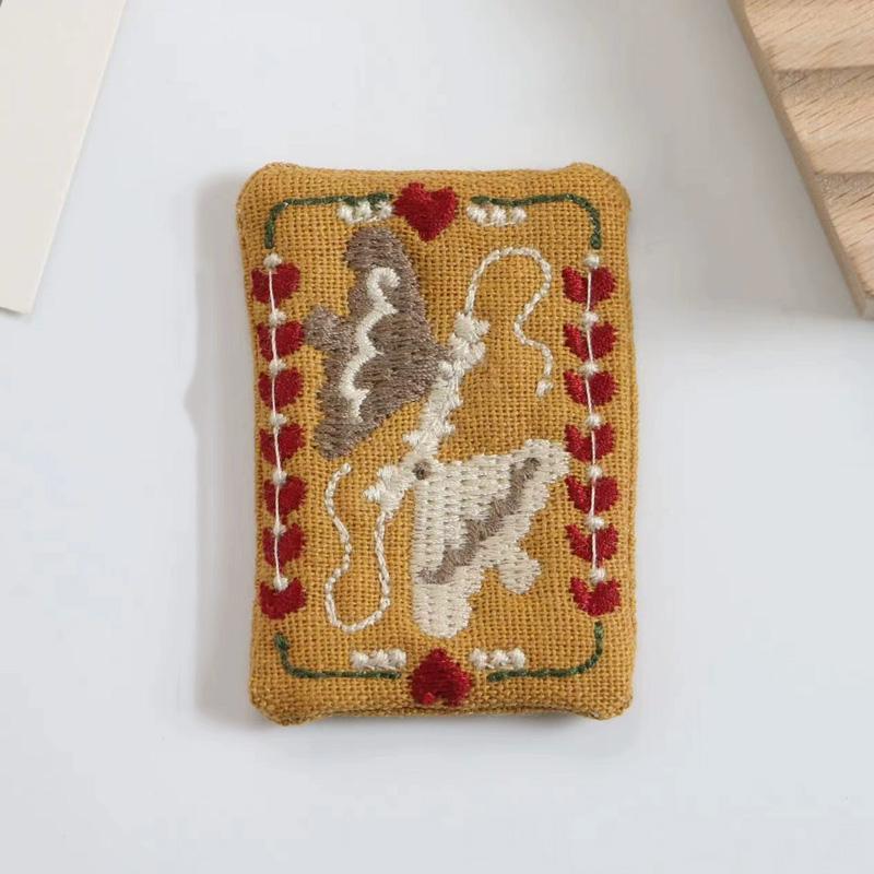 

1/10 шт. Квіткові тканинні нашивки DIY для сумок, одягу, шпильок для волосся, серія «Мила дівчинка» у лісовому стилі, брошка, аксесуари 1pc