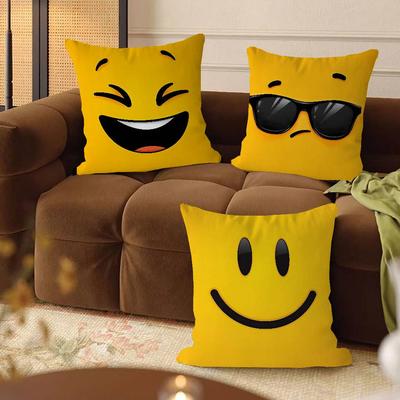 Emoji Personalized Pillow Dust Cover Bedroom Kids Party Decoration Pillowcase Birthday Children Gift