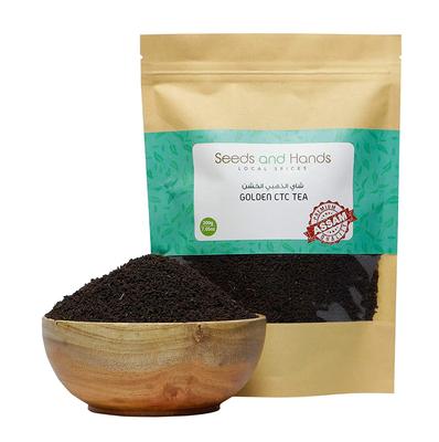 Assam siyah granül çay (200 gr), Assam Golden CTC Çay Granülleri, Tohumlar ve Eller