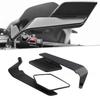 New Wide-View Motorcycle & Electric Bike Mirrors - Anti-Glare Aluminum Blade-Style Wind Deflector Mirrors