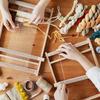 Ayasee Wooden Weaving Loom, Multi-Craft Weaving Frame to Handcraft for Kids and Beginners, 15.7 x 11.8in/ 40 x 30cm