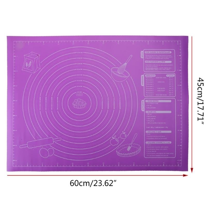 Extra Large Non-Stick Baking Mat Silicone Pad Sheet Baking Mat For Rolling Dough Pizza Dough Maker Holder Kitchen To