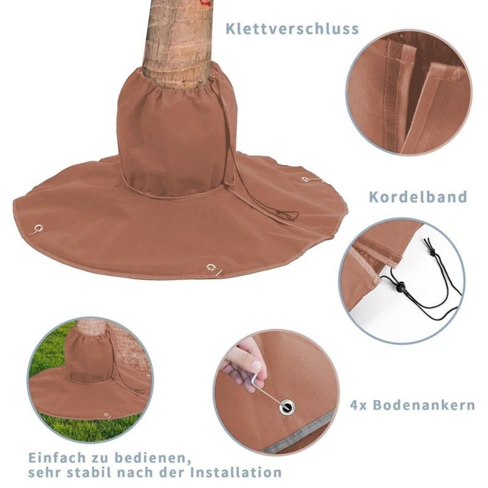 Adjustable Straps Palm Tree Root Protector Double Insulation Thermal Plant Cover Winter Protection