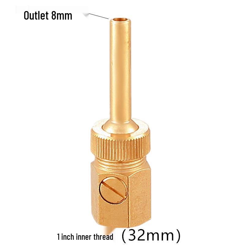 All-Copper Adjustable DC Nozzle Pond & Rockery Fountain Set with Valve.