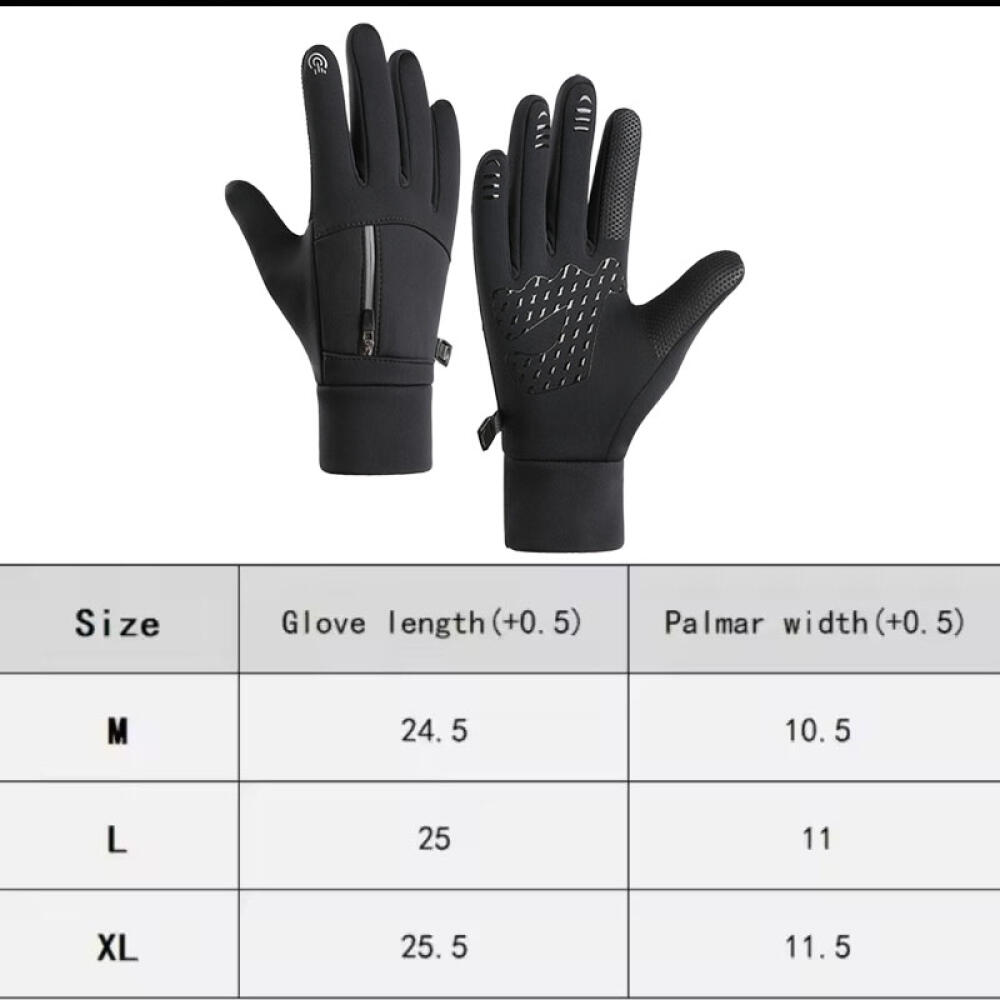 Winter Men's Women's Warm Gloves Windproof Waterproof Touchscreen Gloves Outdoor Sports Cycling Fishing Skiing Running Gloves