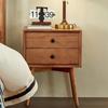 Wooden Night Tables Bedside Table with Drawers Luxury Nordic Bedside Cabinet with Legs Comfortable Furniture Accessory Bedroom