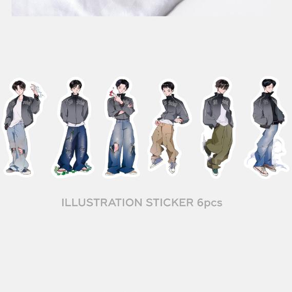 Pre-order 2025 EXO FANMEETING EXO'verse Pouch + Sticker Set