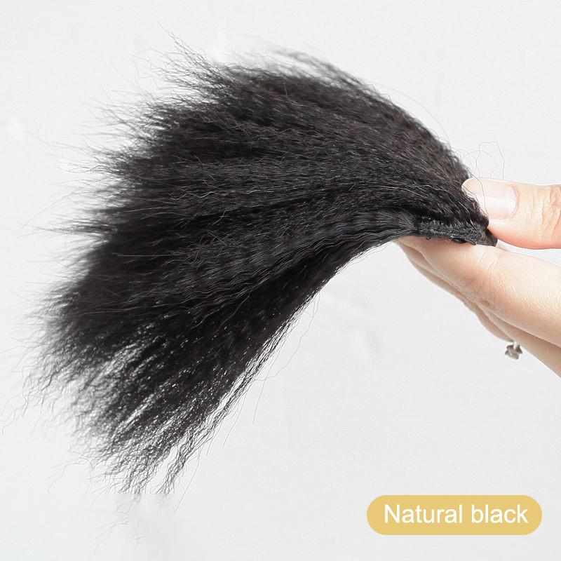 14Cm Natural Invisible Hair Pad Women Hair Styling Fluffy Hair Lining Head Top Cover Synthetic Seamless Braiding Extension