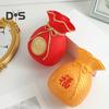 Lucky Bag Vase Wealth Bag Flower Vase Table Centerpiece Fortune Bag Money Bag Figurine for Bedroom Office Chinese New Year Decor