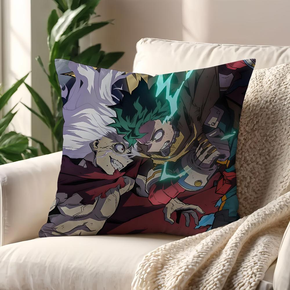 My Hero Academia Anime 8 cushion cover For Pillow Sofa Printing Decoration Room Home Office Coffee Shop Car Nordic Simplicity