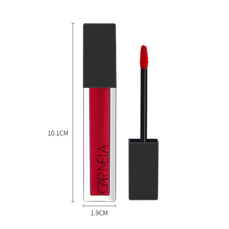 CARMELA Lipstick K04 Milk Coffee Matte Lip Glaze - Autumn/Winter Whitening Authentic.