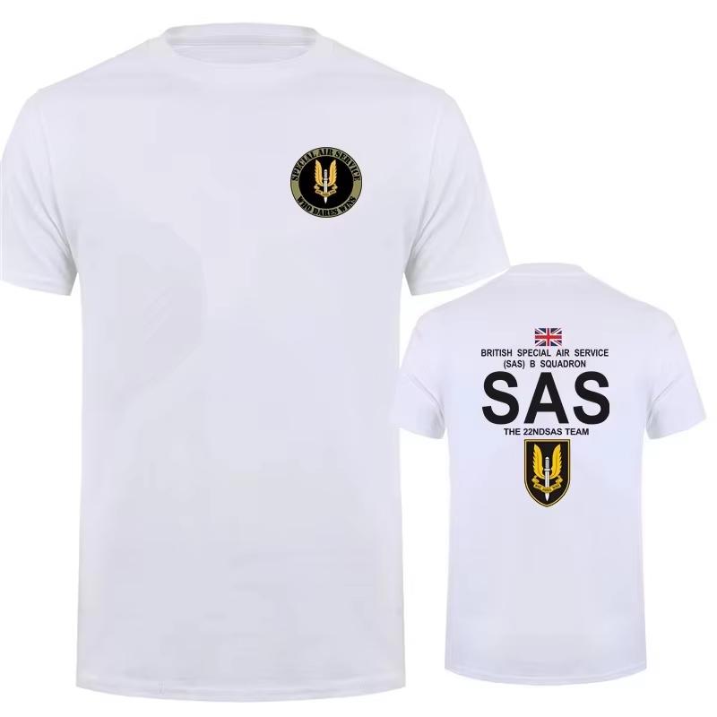 Military SAS Sniper Men T Shirt Army Tshirt for Man Special Military Operations Short Sleeve Cotton Man Summer Tee