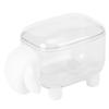 Cute Cartoon Stationery Cotton Swab Makeup Cotton Storage Box Holder   (White Sheep)