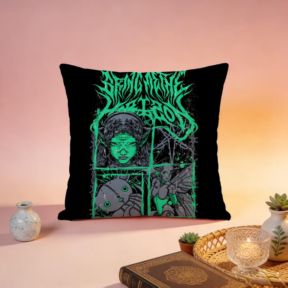 Fashion BBring Me The Horizonable Cushion Cover Premium SkinFriendly Pillow Case MultiPurpose for Home Office Travel