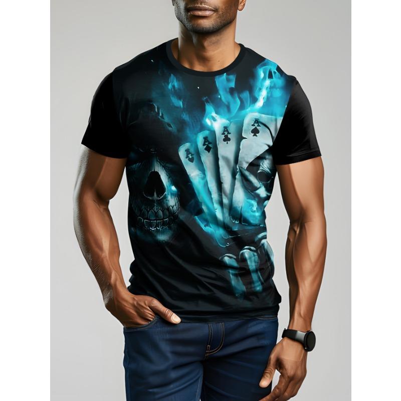 

Быстросохнущая футболка Дышащая спортивная одежда для фанатов молодежи взрослых Хлопковая толстовка европейского размера для мужчин Веселый цветной орел Череп 6XL