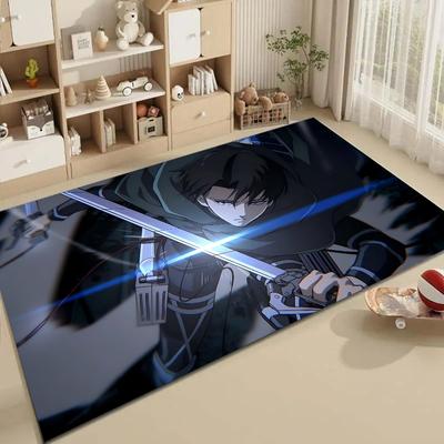 1 Stück Anime Attack On Titan Levi Ackerman Saugfähige Matten Rutschfeste Matten Heimdekorationszubehör Teppiche Heimküchenbodenmatten