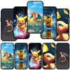 Phone Case for Samsung Galaxy S25 S23 S22 S24 Ultra FE Plus S9 A05 A06 A15 A16 A36 A37 A35 A54 A55 A56 A57 A25 A53 Pikachu Pokemon GO Charmander Cover