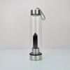 Hexagonal Prism Crystal Glass Water Cup with Magic Wand Spa Design - Custom Logo Option Available
