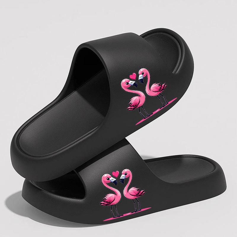 

Temu мультяшные тапочки для ванной женские летние домашние с мягкой подошвой для улицы, тапочки-поды, мужские, выгодные 44/45 чёрный