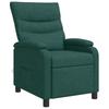Massage Relax Chair Dark Green Fabric