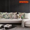 2D Set Of 4 Vintage Floral Throw Pillow Covers Pattern Cushion Cover Suitable For Sofa Bedroom Car Pillow Cover