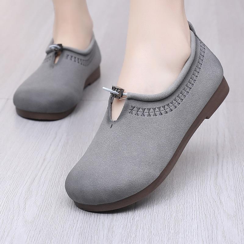 Schuhe, Damen Frühling und Herbst, neue weiche Sohlen, lässig, atmungsaktiv, abriebfeste Damenschuhe, weiche Sohlen, rutschfest, bequem