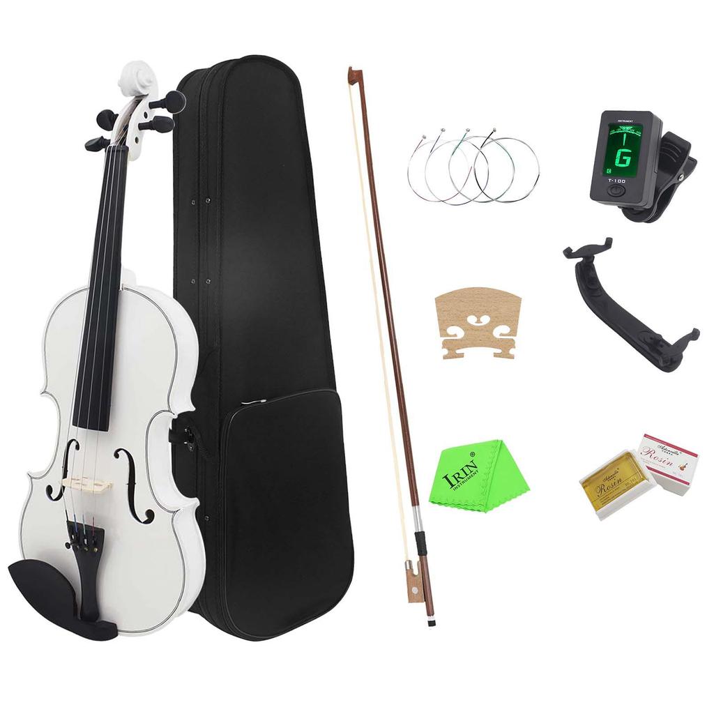 4/4 Solid Wood Beginner Violin Set for Adults and Children