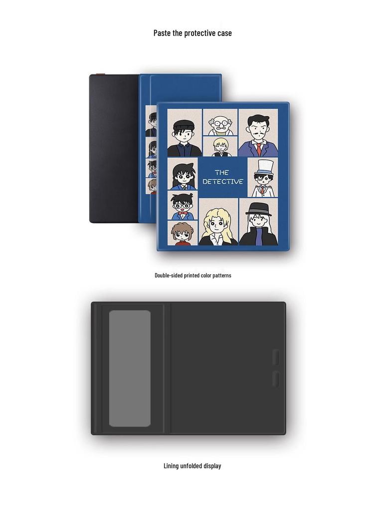 Conan Magnetic Cartoon Protective Case for Onyx Leaf 5S/6/Tab 8C E-reader