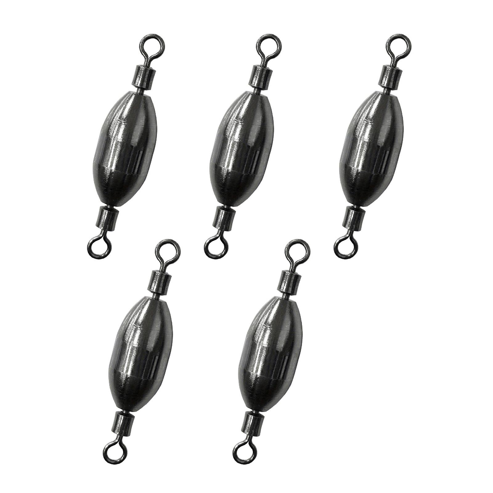 

Fishing Tackle Fishing Weights Swivels Sinkers for Bottom Fishing Sinkers Weight with Rolling Swivels 1-15G Metal Weight