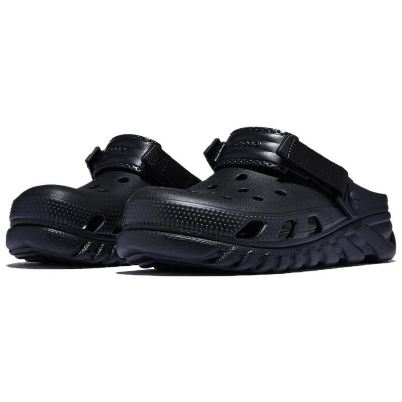 Crocs DUET MAX CLOG Clogs Unisex Pure Black