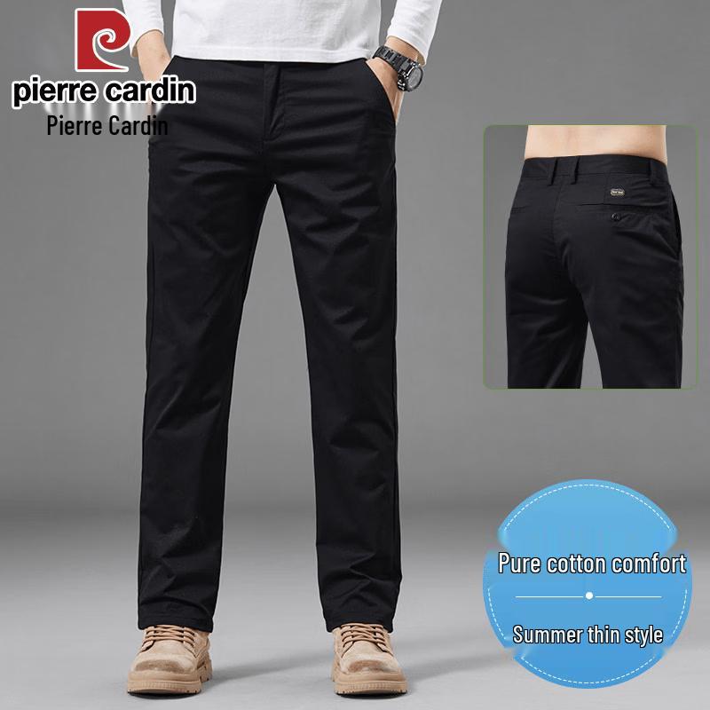 Pierre Cardin Men's Summer Thin Straight Leg Casual Pants
