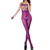 Sexy Women 5D 912Pin Thin Lace Maid Bodysuit Elastic Tights Oil Glossy Shiny Yoga Jumpsuit Shaping Leotard Crotchless