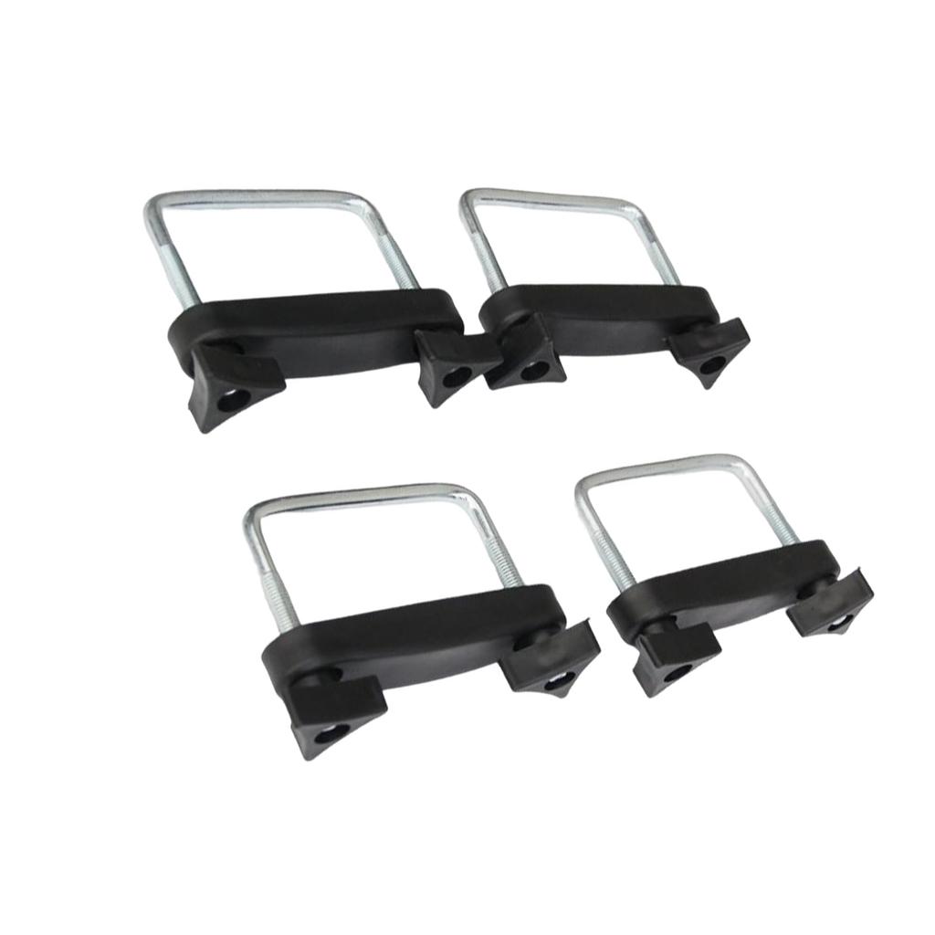 EDHUUJSI 4pcs/set Roof Rack Tool Clip Luggage Roof Rack Clamp Easy Convenient Multi-Purpose Roof Box U Bolt Variety, 8cm 4pcs