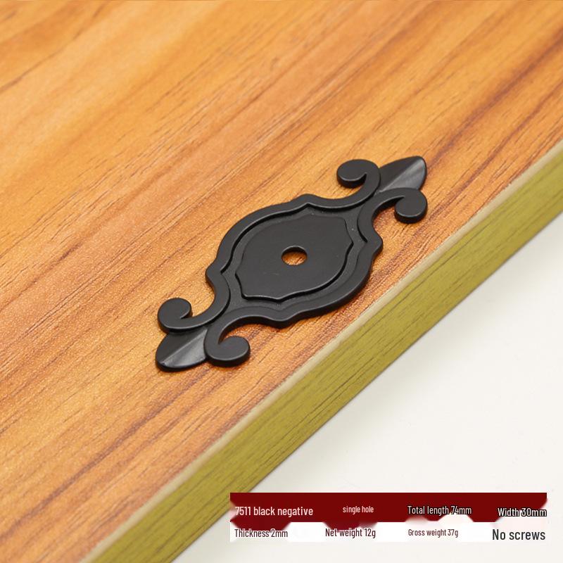 Transparent Black Crystal Pull Handle for Cabinets and Wardrobes - European Modern Design, Solid and Thickened.