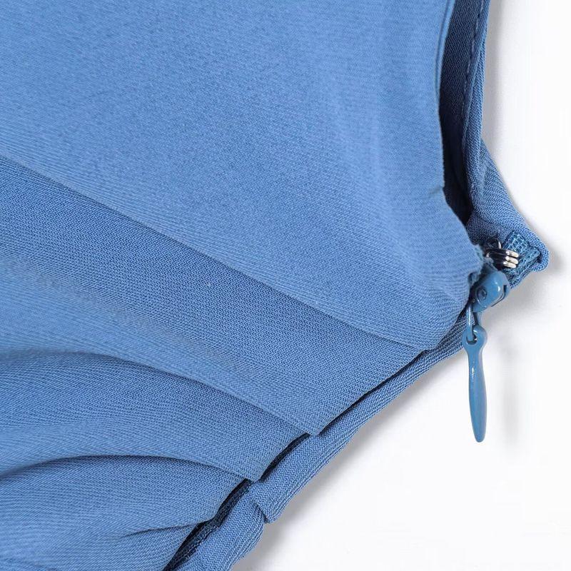 Kaslead New Arrival Women's Clothing Fashion Style Fashion Silm Slant Shoulder Waist Minimalist Long Skirt 87096352