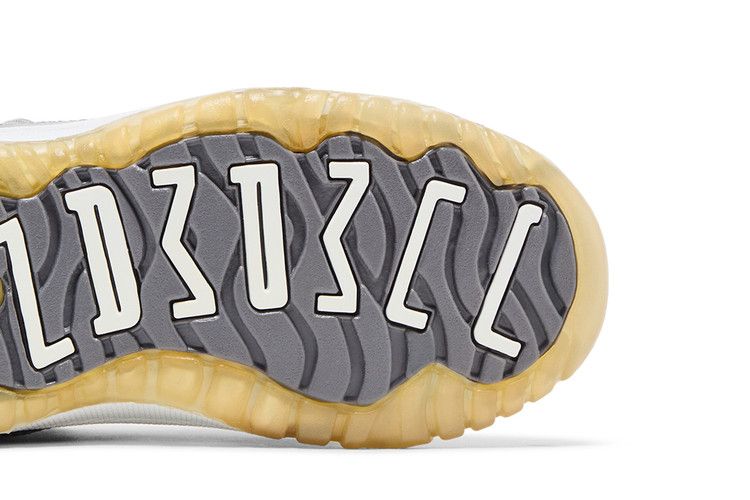 Kids' Sneakers Jordan 11 Retro Low Cool Grey (PS) Medium Grey/White-Gunsmoke