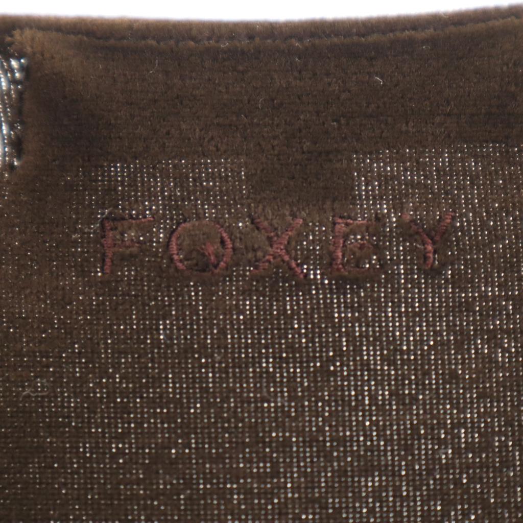 FOXEY NEW YORK made in Japan Velor Jacket Setup 40/38 Brown Men's Used