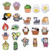 Creative Animal & Plant Brooch Set – Cute Metal Badge Collection