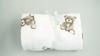 MUSLIN FITTED SHEET 120x60 bear