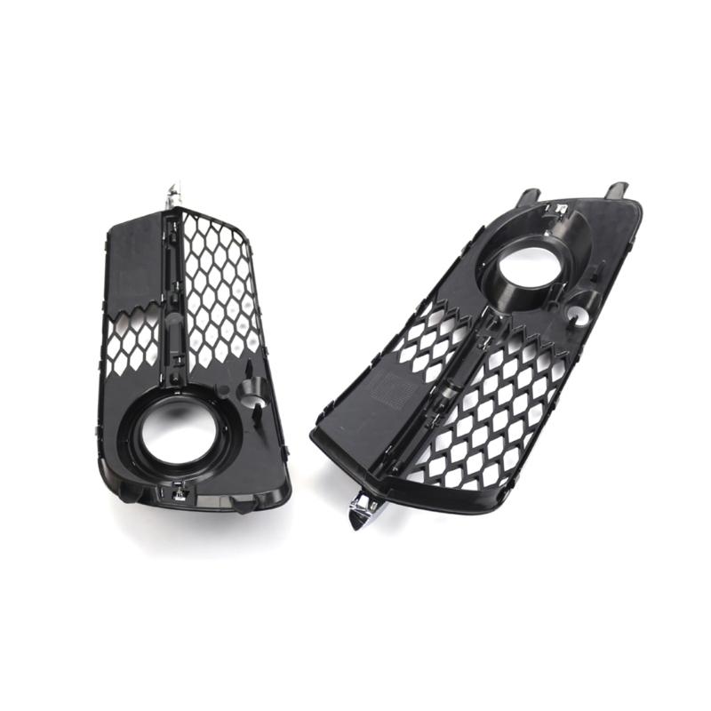 Professional Front Bumper Fog Light Grill Grille Cover Trim Car Spare Part Compact-size Suitable for Q5 S-Line 13-16