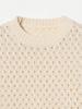 Beams Men's Mesh Knit Vest, Natural, Size L, 11050252803