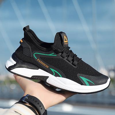 2023 New Sports Shoes Running Shoes Casual Breathable Mesh Surface Men's Shoes Fashion Fashion Match Breathable Wear