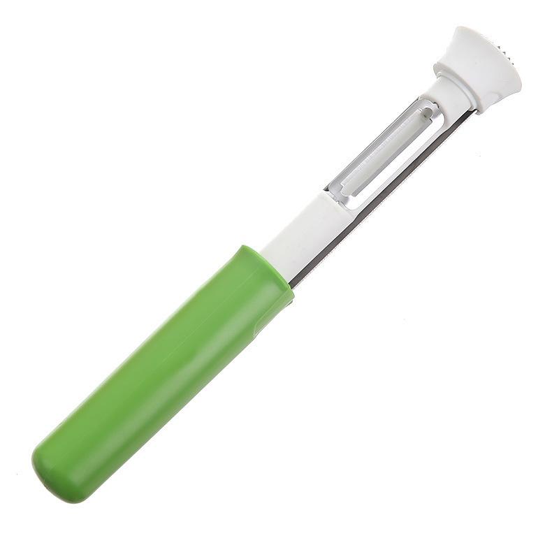 2 In 1 Retractable Stainless Steel Fruit Corer, Apple Corer, Pear Corer, Retractable Fruit Peeler