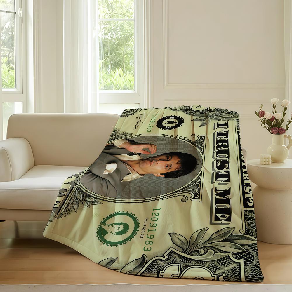 Horror movie S-Scarface Blanket For Sofa Office Bed Plane Travel Sleep Read Relax Camping Soft And Warm