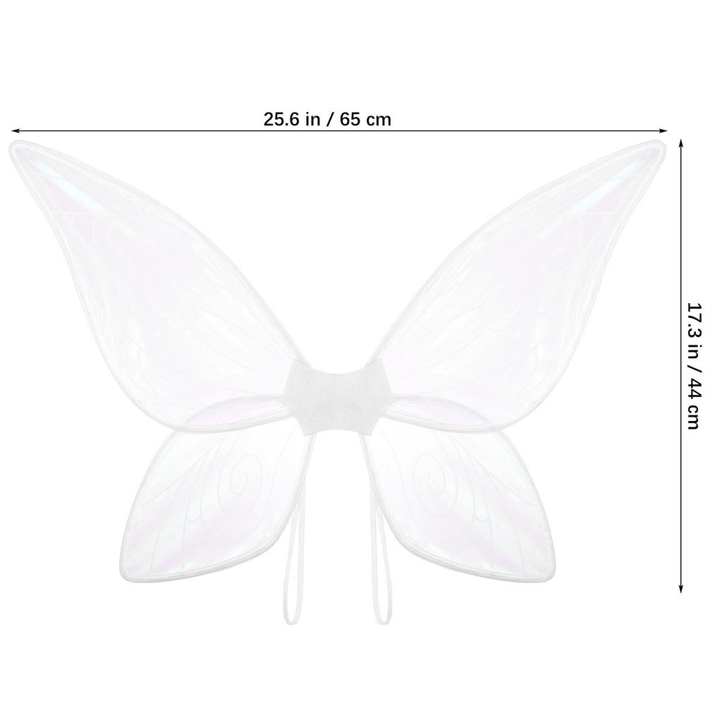Glowing Fairy Wings Light Up Costume Accessory for Cosplay Party Festival Performance Adults Gift Idea