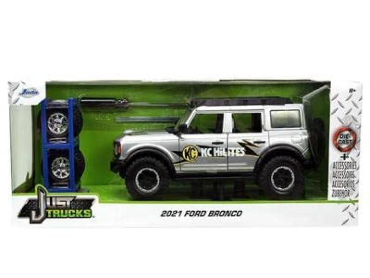 

Jada TOYS JUST TRUCKS FORD Jada TOYS масштаб Ford с багажником для шин масштаб 124 2021 BRONCO 124 2021 Bronco [Продукт]