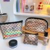 "Mesh Cosmetic Bag: Large Capacity, Portable Storage for Makeup and Toiletries"